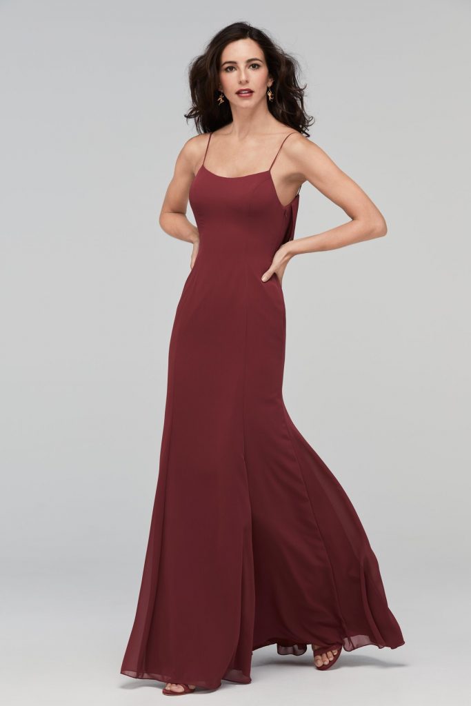 Our Favorite Burgundy Bridesmaid Gowns. Desktop Image