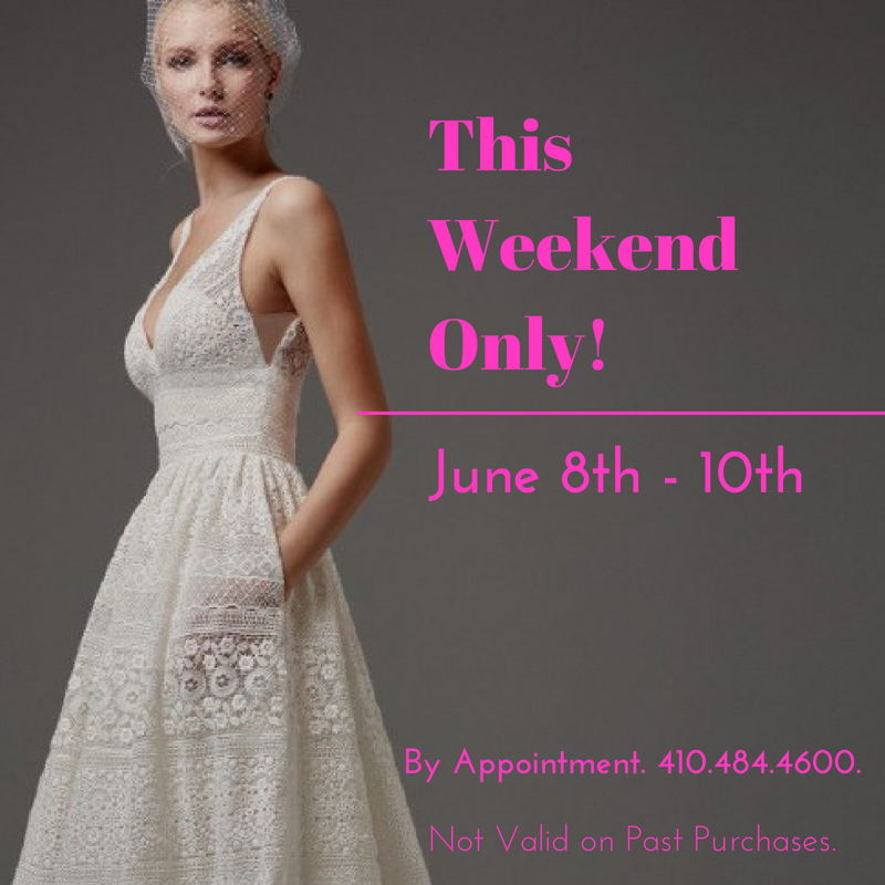 Here&#39;s Why Our Bridal Sample Sale is Right For You!. Desktop Image