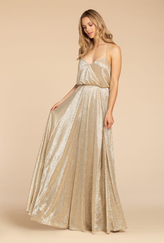 Here&#39;s Where to Find Hayley Paige&#39;s Liquid Metallic Bridesmaids Dresses Image