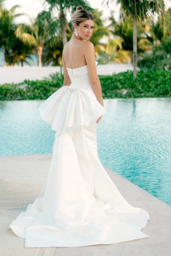 Wtoo by Watters Style #Dee with Bow #3 Ivory thumbnail