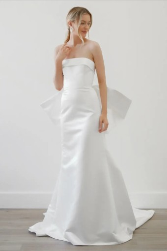 Wtoo by Watters Style #Dee with Bow #1 Ivory thumbnail