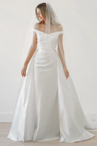 Wtoo by Watters Style #March with Overskirt #1 Ivory thumbnail