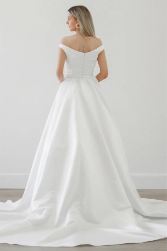 Wtoo by Watters Style #March with Overskirt #0 Ivory thumbnail