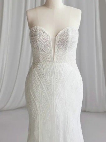 Sottero and Midgley Style #Positano #4 Ivory/Silver thumbnail