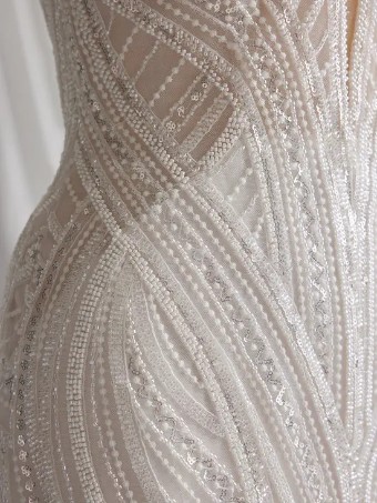 Sottero and Midgley Style #Positano #6 Ivory/Silver thumbnail