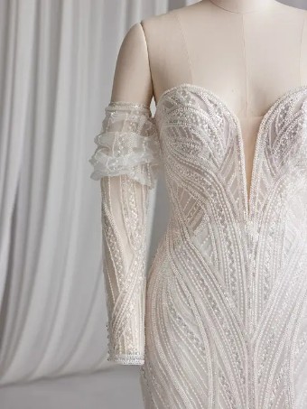 Sottero and Midgley Style #Positano #5 Ivory/Silver thumbnail