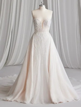 Sottero and Midgley Style #Positano #3 Ivory/Silver thumbnail