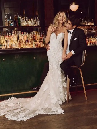 Maggie Sottero Style #Bridget #3 Ivory/Soft Blush thumbnail
