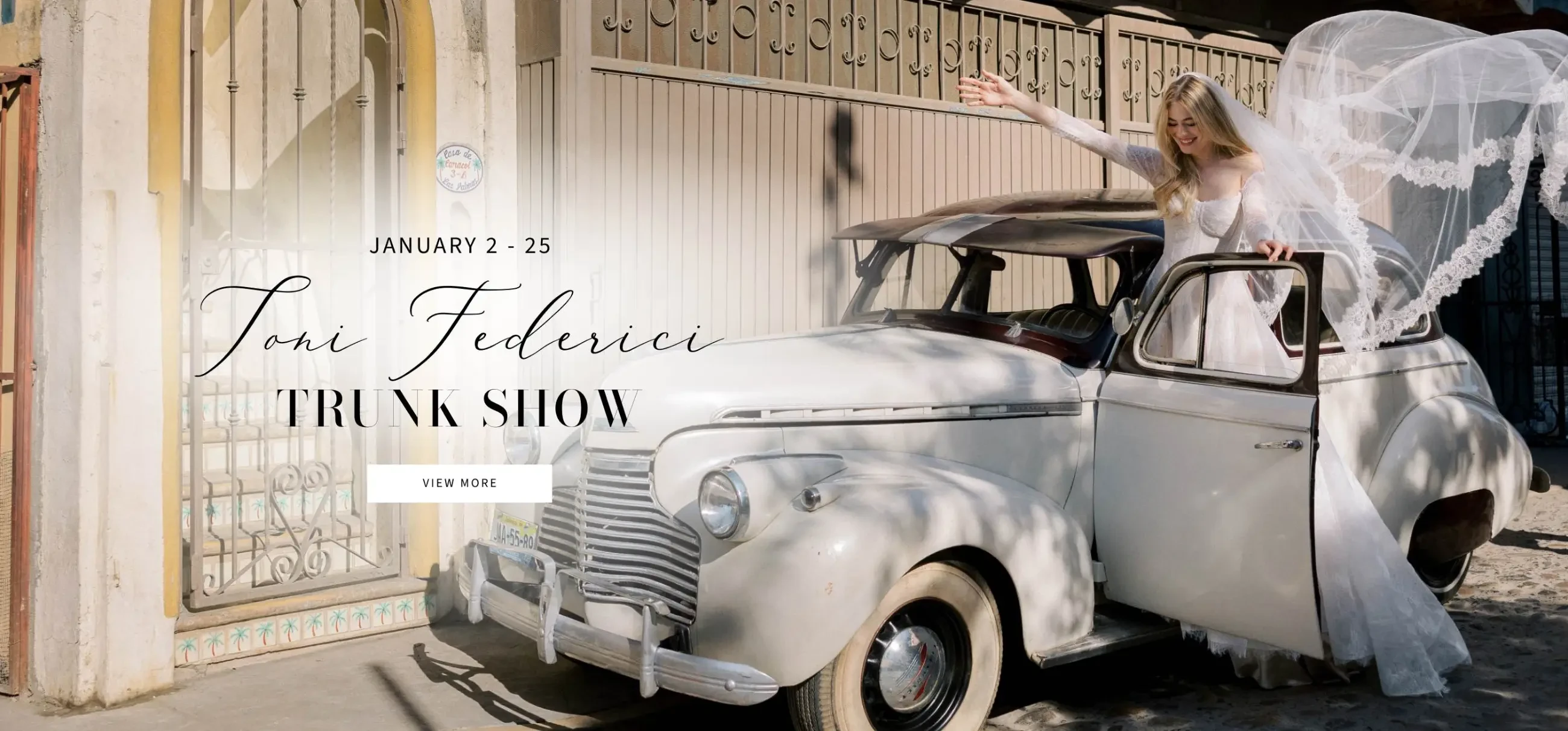 Toni Federici Veil Trunk Show