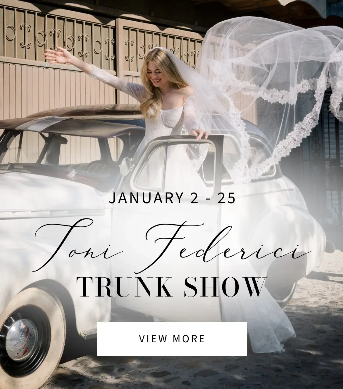 Toni Federici Veil Trunk Show