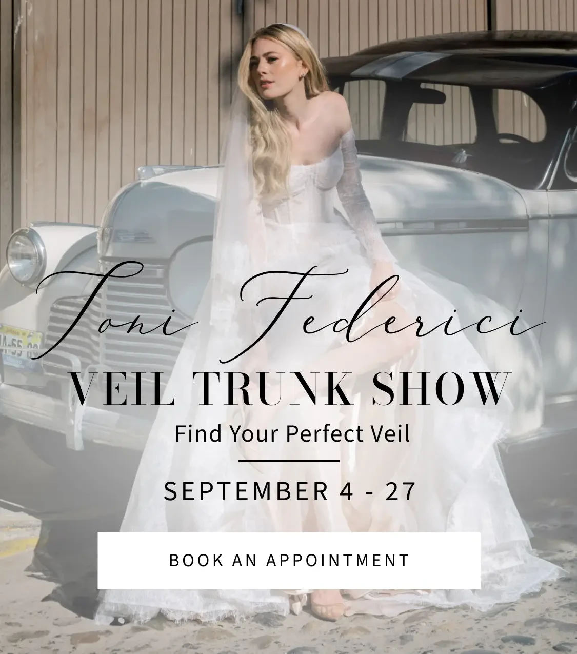 Toni Federici Trunk Show Mobile Banner