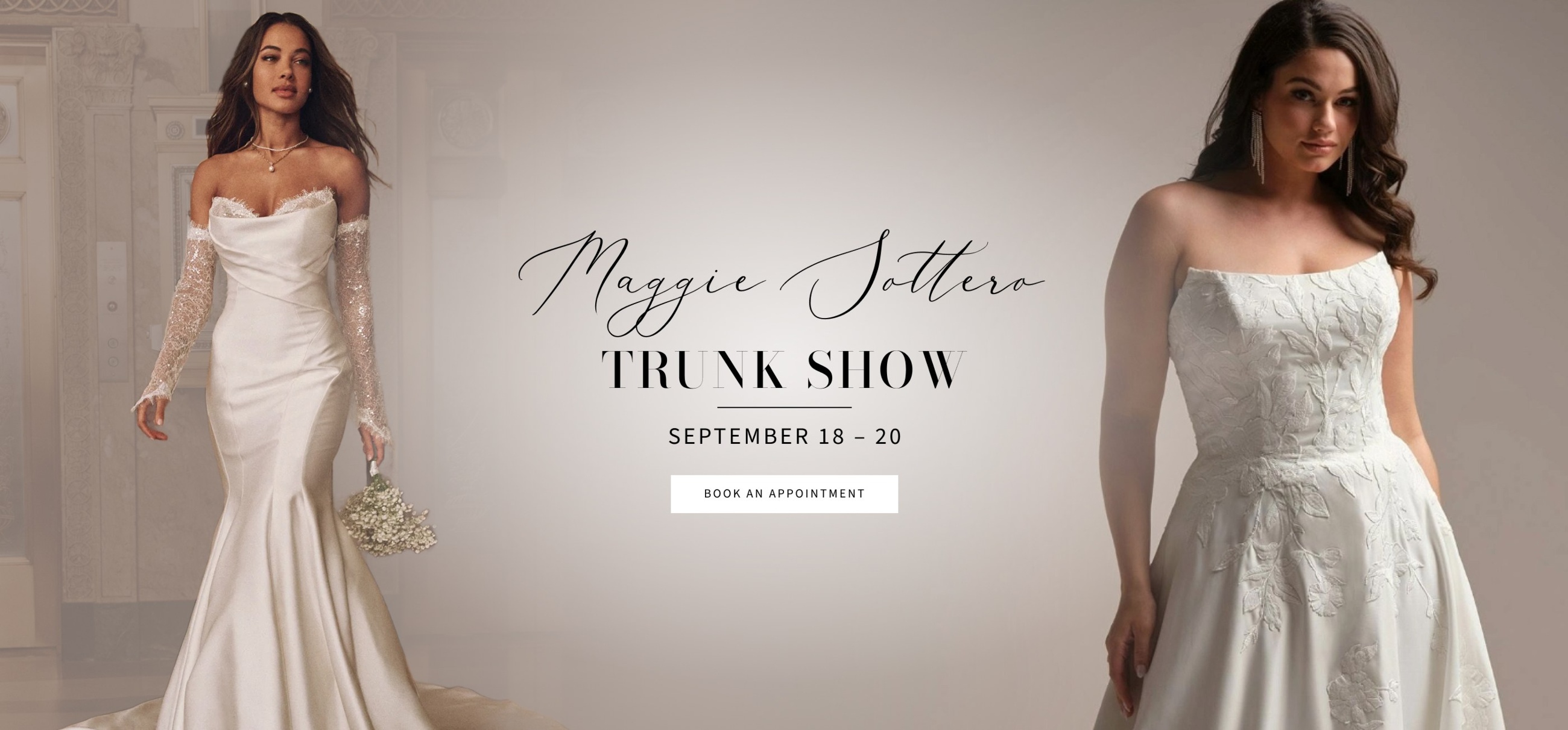 maggie sottero trunk show september 2026